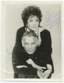 Elizabeth Taylor and Richard Burton Signed Photograph 